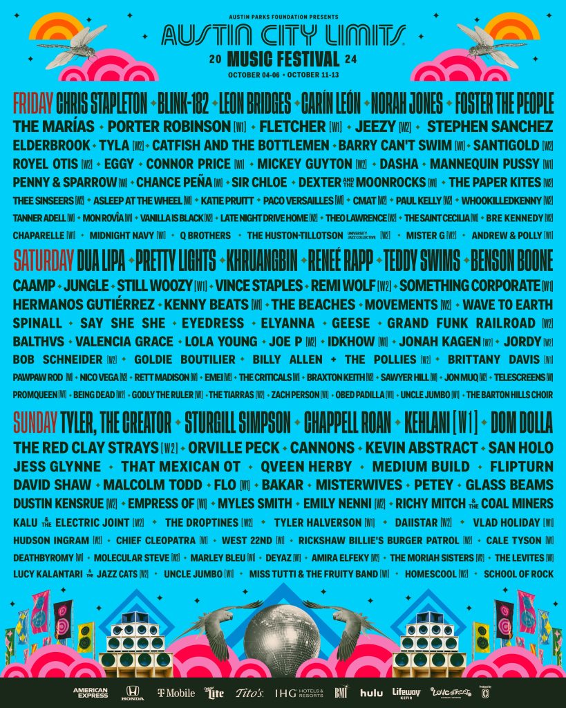 austin city limits music festival 2024 lineup