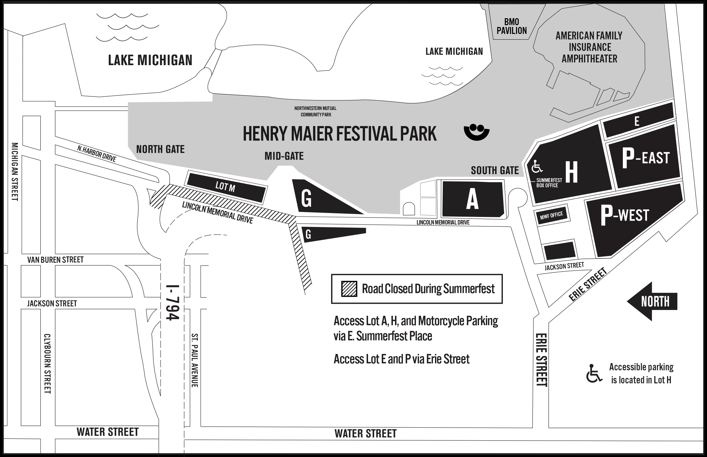 Summerfest 2025 Parking Guide