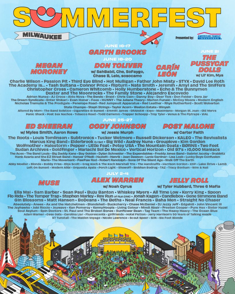 Summerfest 2026 Lineup